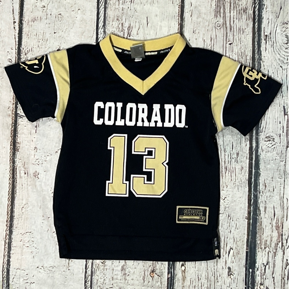 Colorado Buffaloes Boys Kids Collegiate NCAA Jersey Toddler Infant